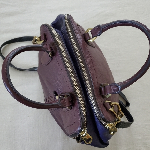 Oryany Anthropologie leather crossbody purple purse - Picture 7 of 13